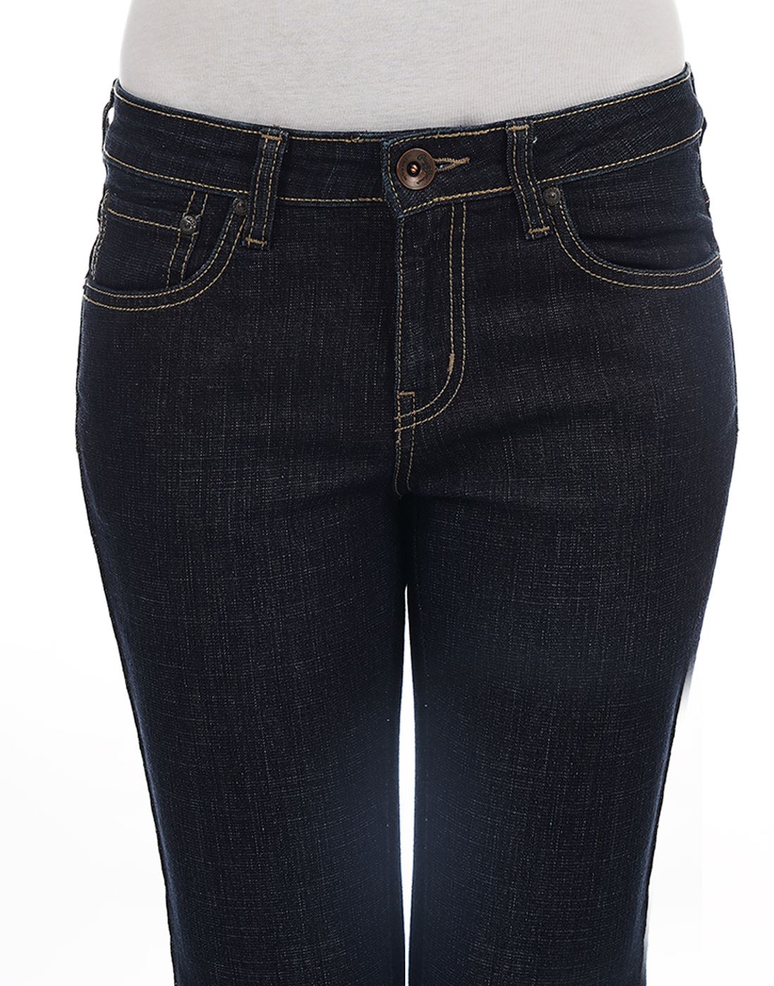 Pepe Jeans London Women Casual Wear Blue Solid Jeans